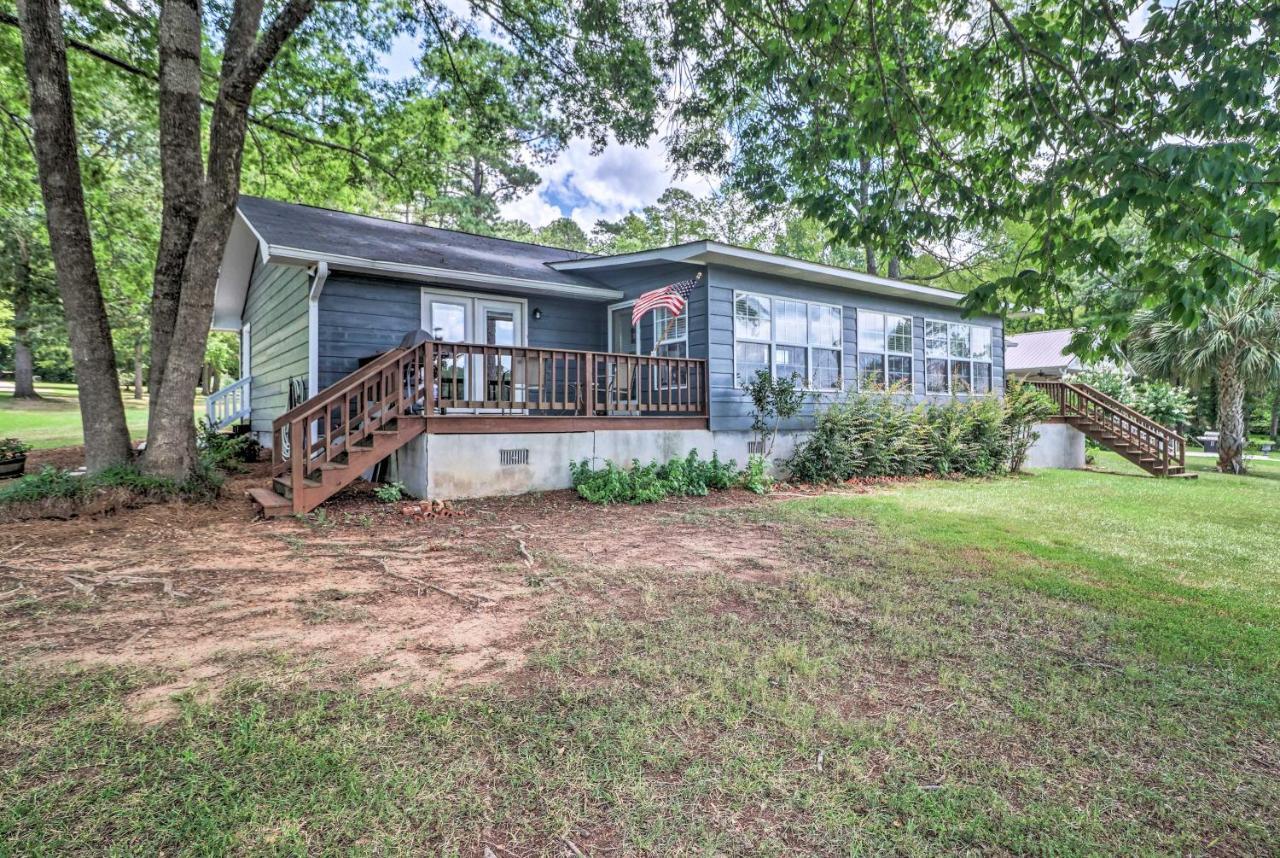 Waterfront Lake Sinclair Home With Boat Dock! ميلدغفيل المظهر الخارجي الصورة